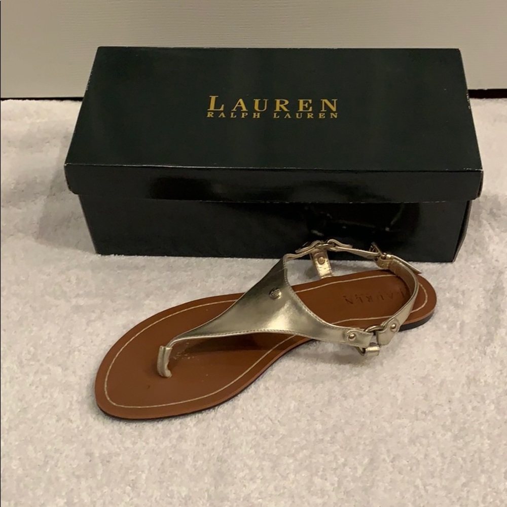 Gold Lauren Ralph Lauren Sandal